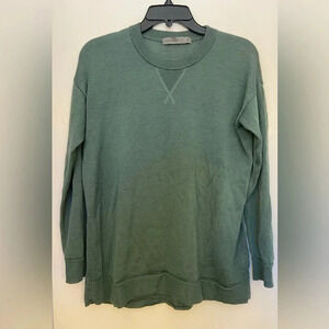 Icebreaker Crewneck Pullover Long Sleeve Sweater Blue Green Size Small